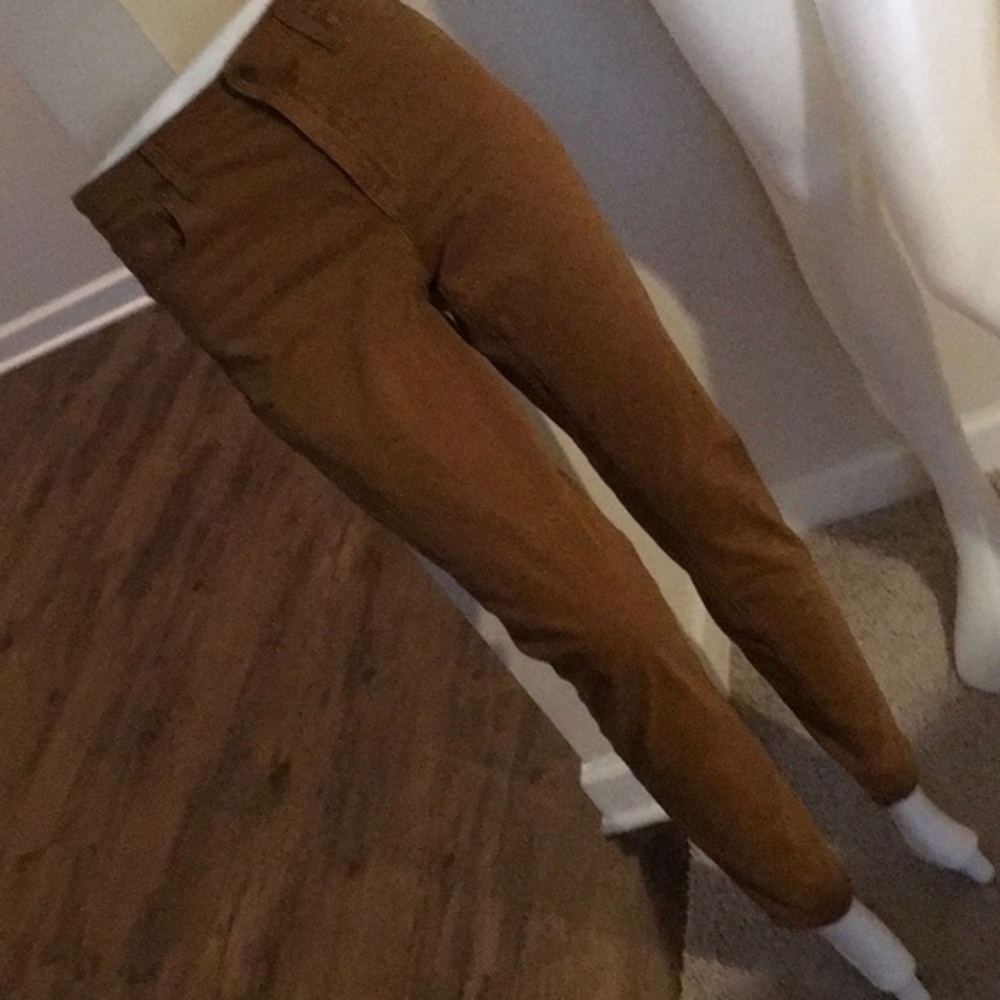 Madewell 9" Skinny Brown Pants